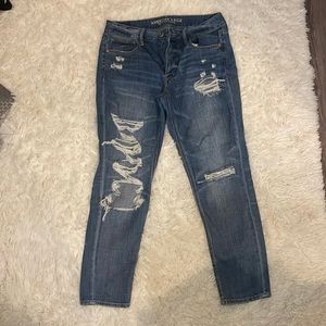 American eagle size 8 Tom girl jeans